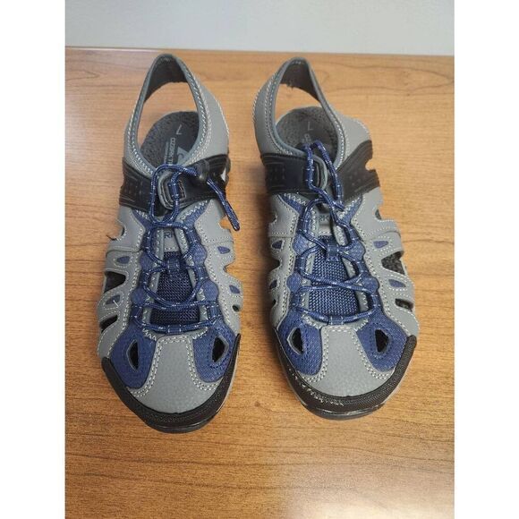 NWOT Ozark Trail Shoe Mens 7 Gray Sandal Outdoor Hiking Comfort Walking Round To - Picture 1 of 8